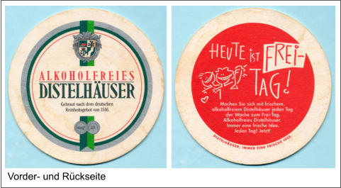 Vorder- und Rückseite