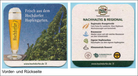 Vorder- und Rückseite