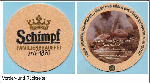 Vorder- und Rückseite