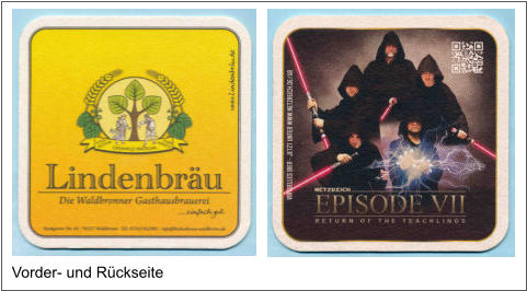 Vorder- und Rückseite