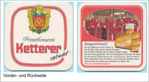 Vorder- und Rückseite