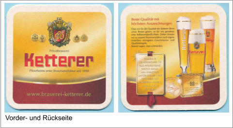 Vorder- und Rückseite