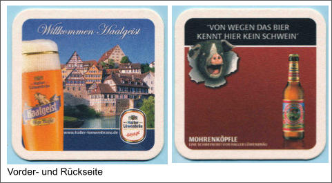 Vorder- und Rückseite