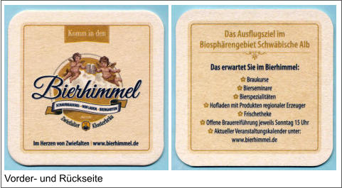 Vorder- und Rückseite