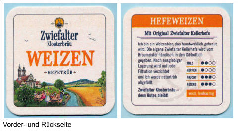 Vorder- und Rückseite