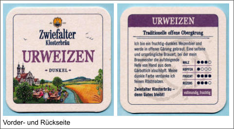 Vorder- und Rückseite