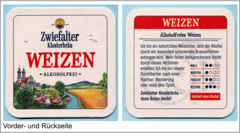 Vorder- und Rückseite