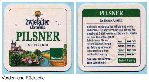 Vorder- und Rückseite