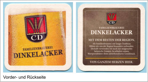 Vorder- und Rückseite