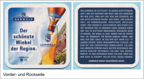 Vorder- und Rückseite