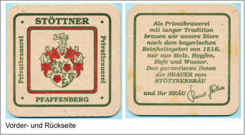 Vorder- und Rückseite