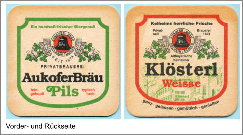 Vorder- und Rückseite