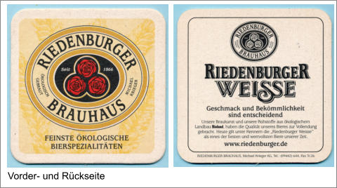 Vorder- und Rückseite