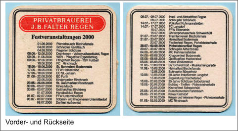 Vorder- und Rückseite