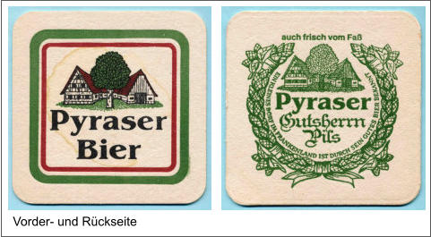 Vorder- und Rückseite