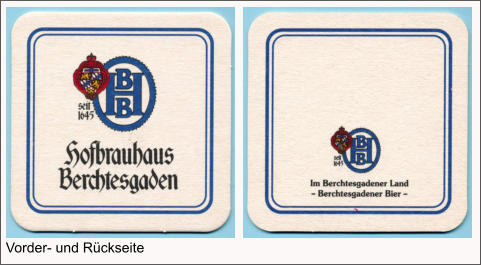 Vorder- und Rückseite