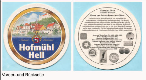 Vorder- und Rückseite