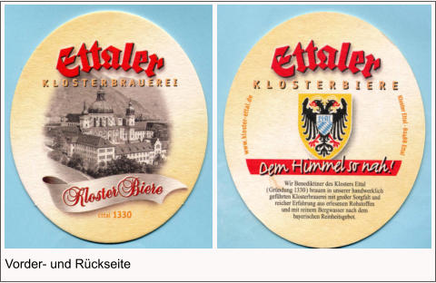 Vorder- und Rückseite