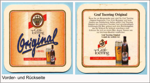 Vorder- und Rückseite