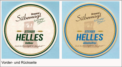 Vorder- und Rückseite