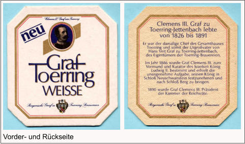 Vorder- und Rückseite