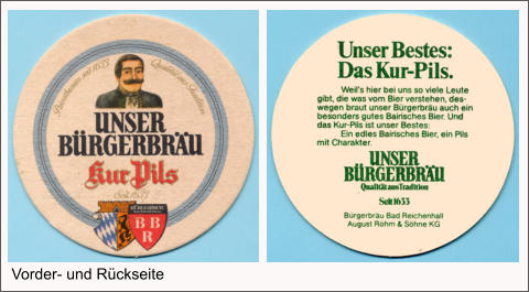 Vorder- und Rückseite