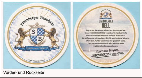 Vorder- und Rückseite