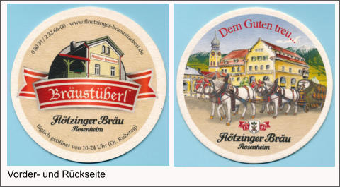 Vorder- und Rückseite