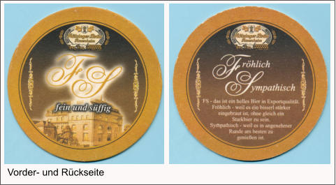 Vorder- und Rückseite