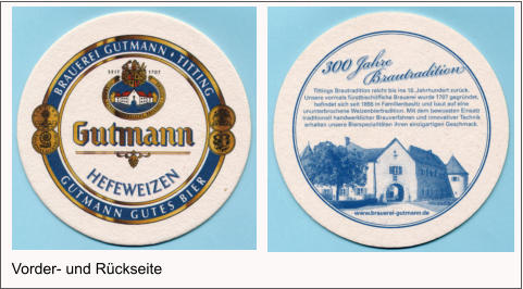 Vorder- und Rückseite