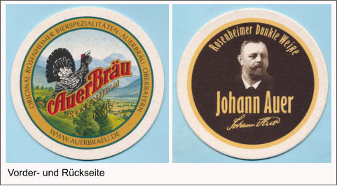 Vorder- und Rückseite