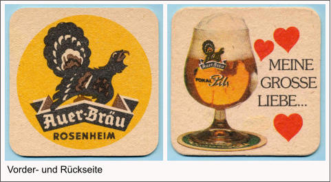 Vorder- und Rückseite