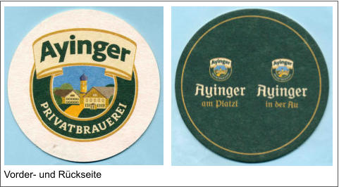 Vorder- und Rückseite