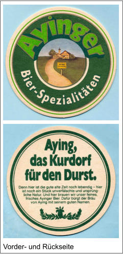 Vorder- und Rückseite