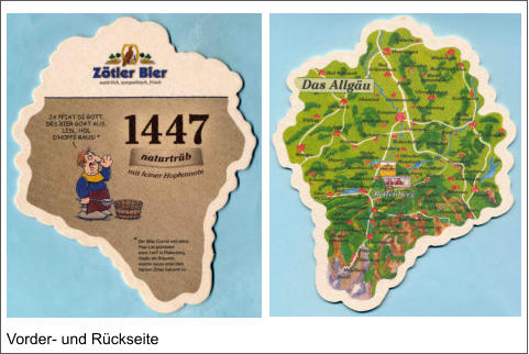 Vorder- und Rückseite