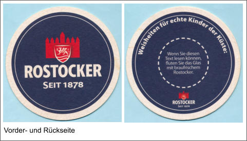 Vorder- und Rückseite