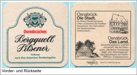 Vorder- und Rückseite