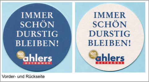 Vorder- und Rückseite