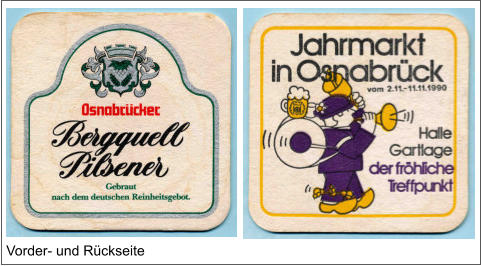 Vorder- und Rückseite