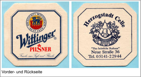 Vorder- und Rückseite