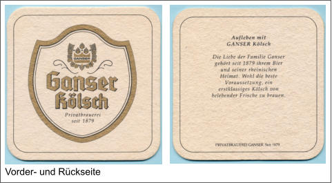 Vorder- und Rückseite