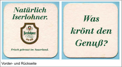 Vorder- und Rückseite