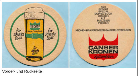 Vorder- und Rückseite