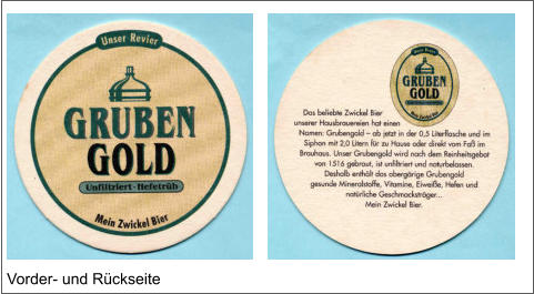 Vorder- und Rückseite