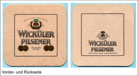 Vorder- und Rückseite