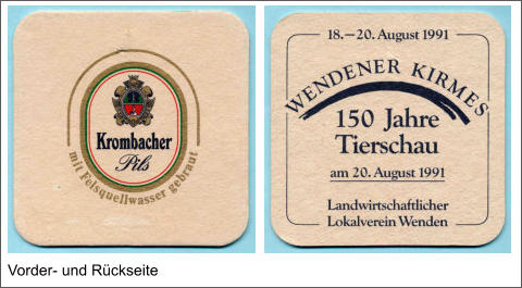 Vorder- und Rückseite