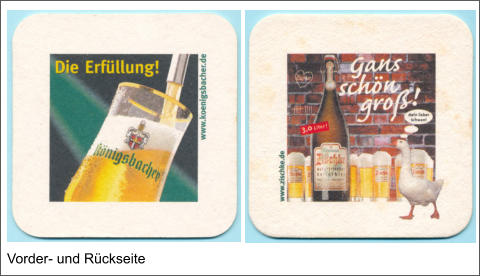 Vorder- und Rückseite