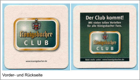 Vorder- und Rückseite