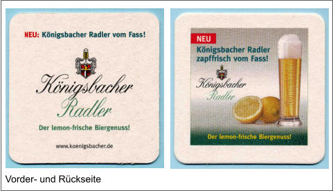 Vorder- und Rückseite