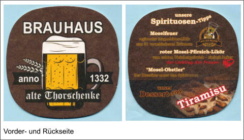 Vorder- und Rückseite